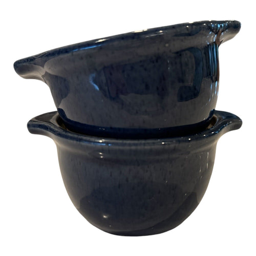 Antique Blue Denby Stoneware Casserole Dish Set (Owned by Martha Stewart)