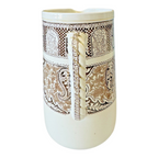 Antique Wedgwood Pottery Brown Transferware Pitcher - Rare Pattern