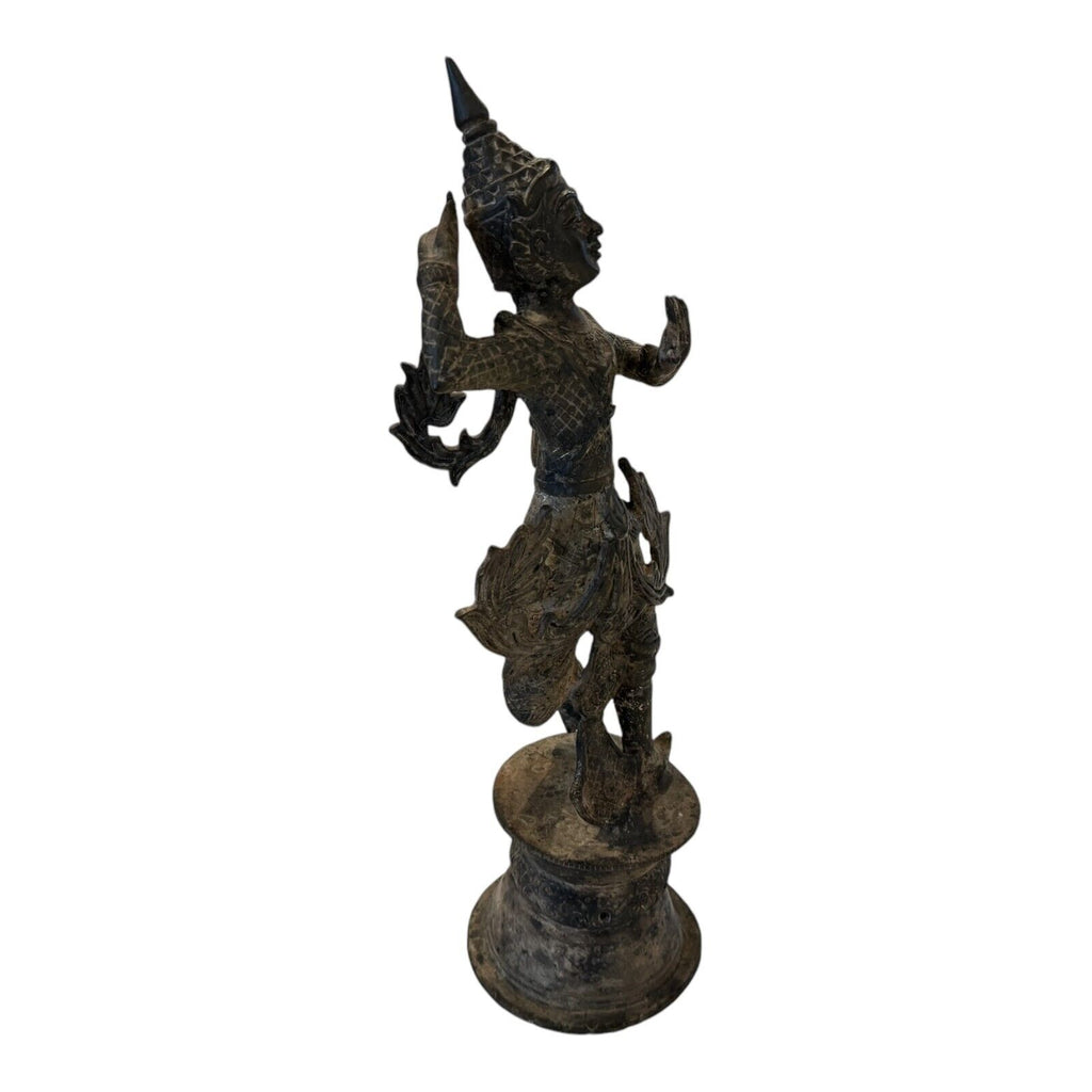 Antique Thai Hindu Bronze Dancing Deity Figurine Statue – Asian Temple Art