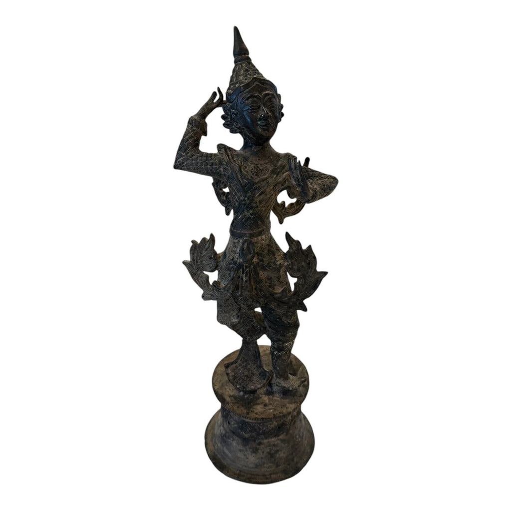 Antique Thai Hindu Bronze Dancing Deity Figurine Statue – Asian Temple Art