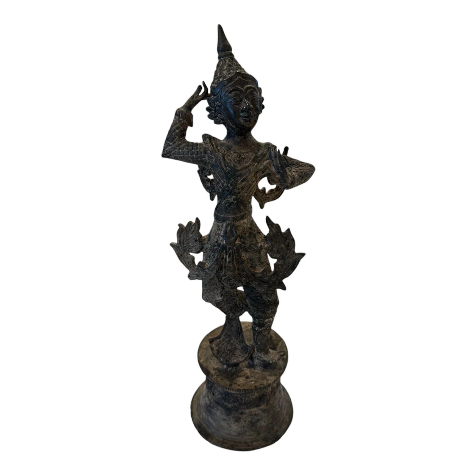 Antique Thai Hindu Bronze Dancing Deity Figurine Statue – Asian Temple Art