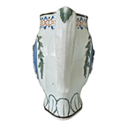 Antique Staffordshire Prattware Pearlware Jug Pitcher - Mischievous Sport Scene