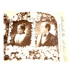 Antique Stereoview Card of William Jennings Bryan Presidential Candidate Wedding