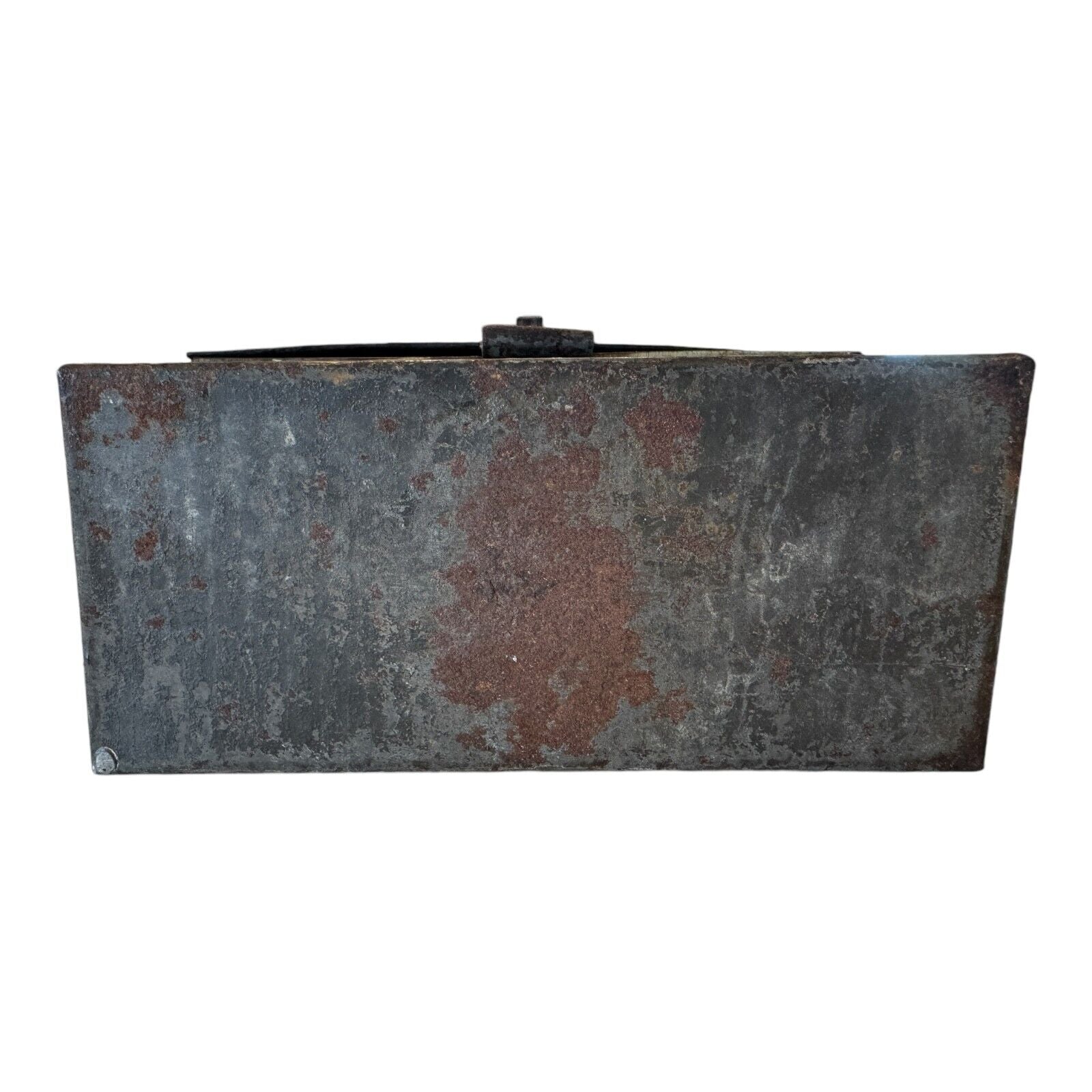 Antique Toleware Tin Painted Folk Art Document Box
