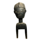 Antique Hand Carved African Baule Tribal Art Heddle Pulley