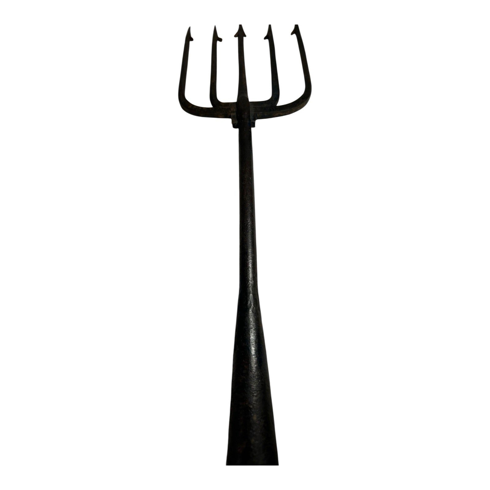 Antique Spear Trap Ice Fishing Spearing Decoy - Hand Forged Wrought Iron