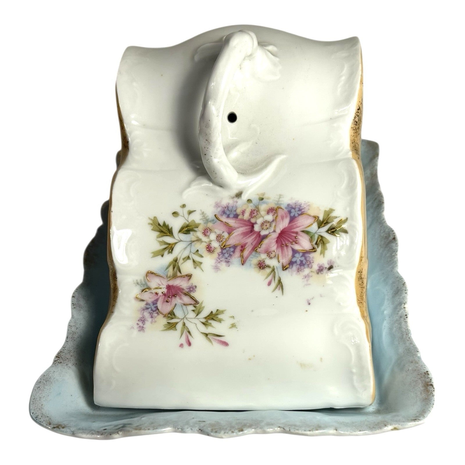 Antique Warwick Cheese Butter Covered Dish