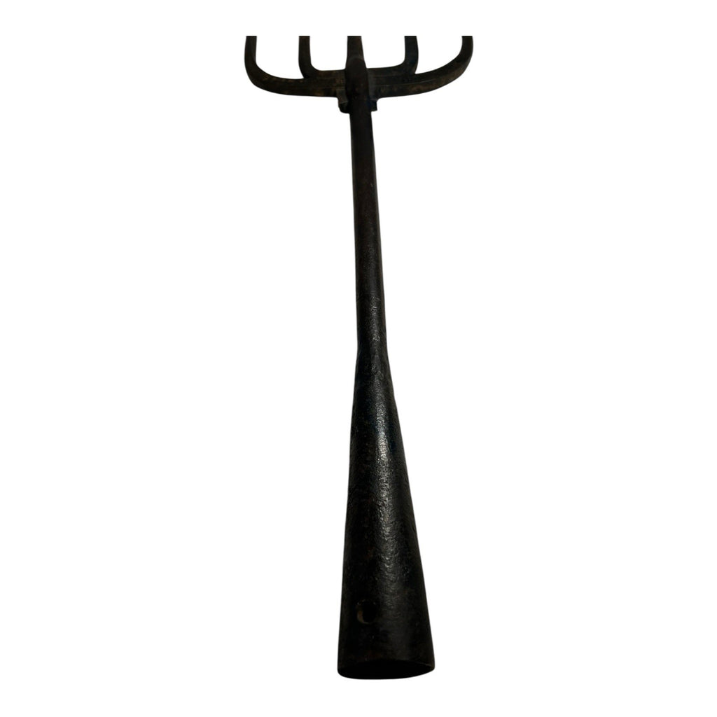 Antique Spear Trap Ice Fishing Spearing Decoy - Hand Forged Wrought Iron