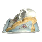 Antique Warwick Cheese Butter Covered Dish