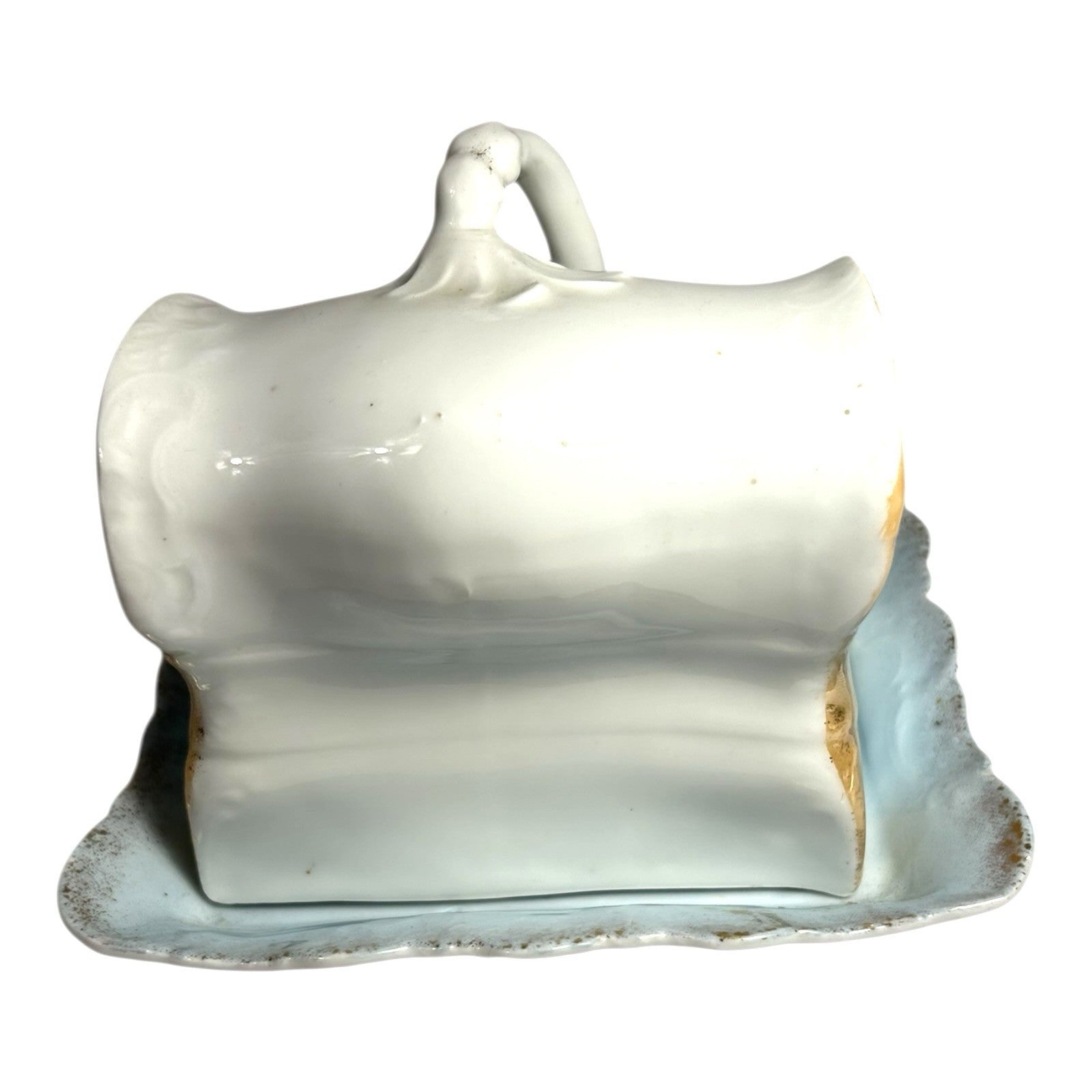 Antique Warwick Cheese Butter Covered Dish