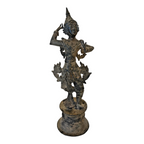 Antique Thai Hindu Bronze Dancing Deity Figurine Statue – Asian Temple Art