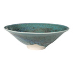 Vintage Japanese Makoto Yabe Studio Pottery Metallic Glaze Tea Bowl - Signed