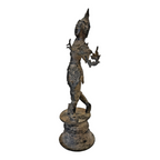 Antique Thai Hindu Bronze Dancing Deity Figurine Statue – Asian Temple Art
