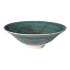 Vintage Japanese Makoto Yabe Studio Pottery Metallic Glaze Tea Bowl - Signed