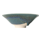 Vintage Japanese Makoto Yabe Studio Pottery Metallic Glaze Tea Bowl - Signed