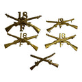 Vintage WW1 Crossed Rifle Pins (18th Infantry)