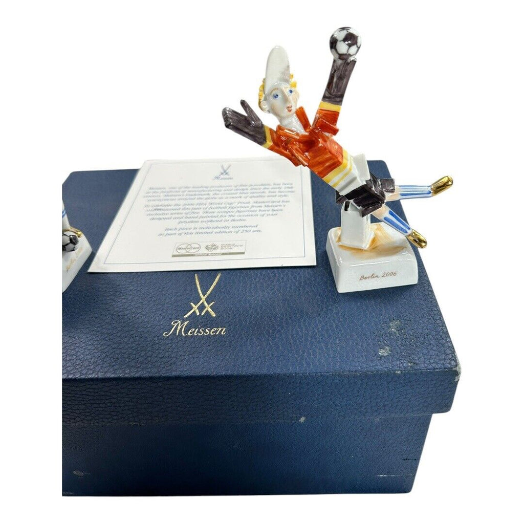 Commemorative Meissen Peter Strang Soccer Figurines – Berlin 2006 World Cup