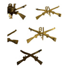 Vintage WW1 Crossed Rifle Pins (18th Infantry)