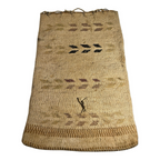 Antique Native American Nez Perce Corn Husk Woven Flat Bag