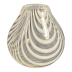 Vintage Handblown Tear Drop Swirl Design Art Glass Vase - Signed, Maija Carlson