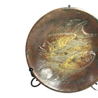 Vintage Ricardo Scarpa Bronze Zodiac Pisces Bowl - Signed