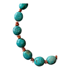Vintage Southwestern Chunky Chinese Turquoise Statement Necklace