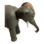 Antique Schoenhut Humpty Dumpty Circus Elephant with Blanket and Head Dress