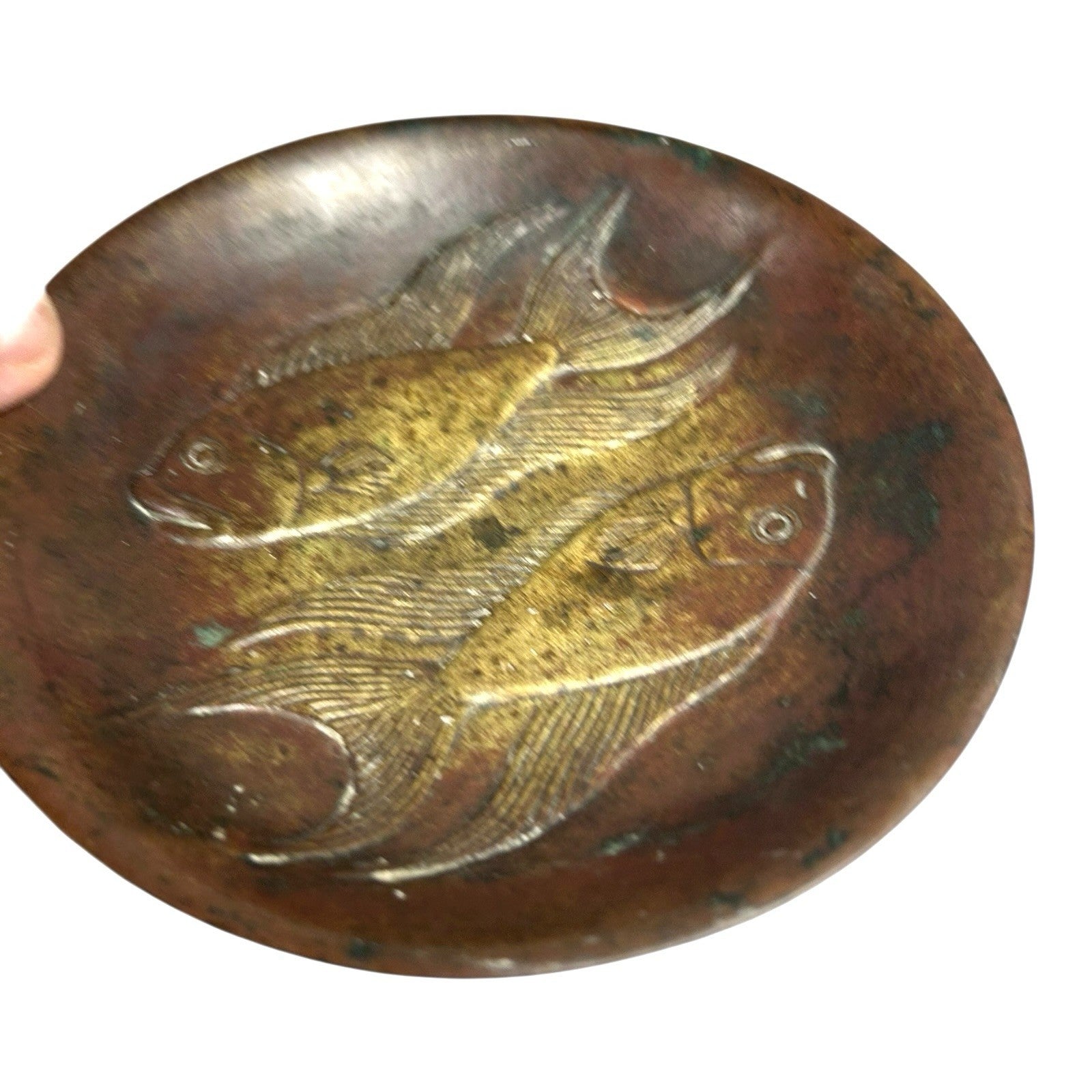 Vintage Ricardo Scarpa Bronze Zodiac Pisces Bowl - Signed