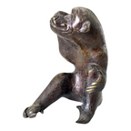 Antique Chinese Bronze Monkey Scholar's Desk Figure