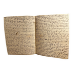 Antique 1800s Christian Handwritten Sermon Manuscript by Rev Jonathan Harthing