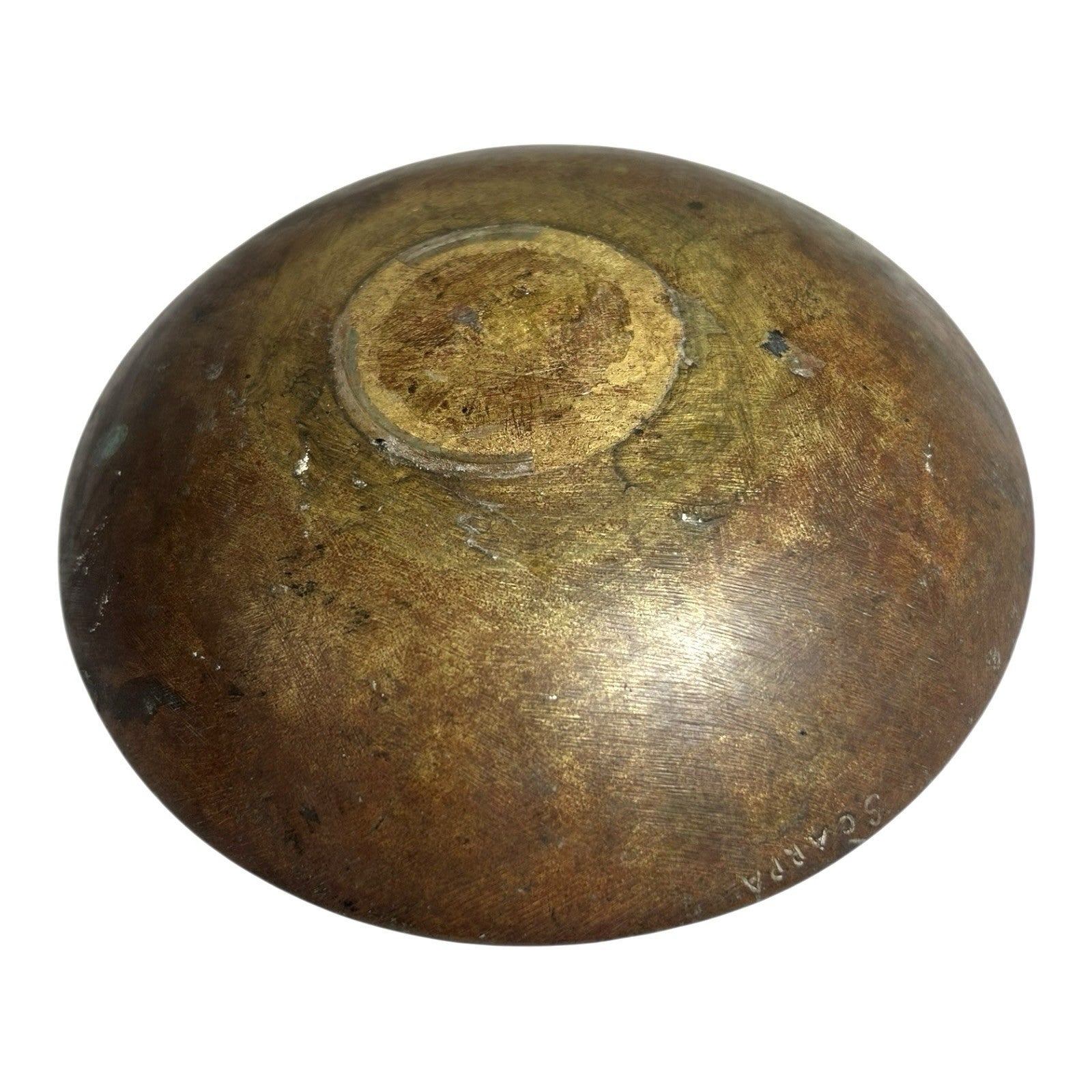 Vintage Ricardo Scarpa Bronze Zodiac Pisces Bowl - Signed