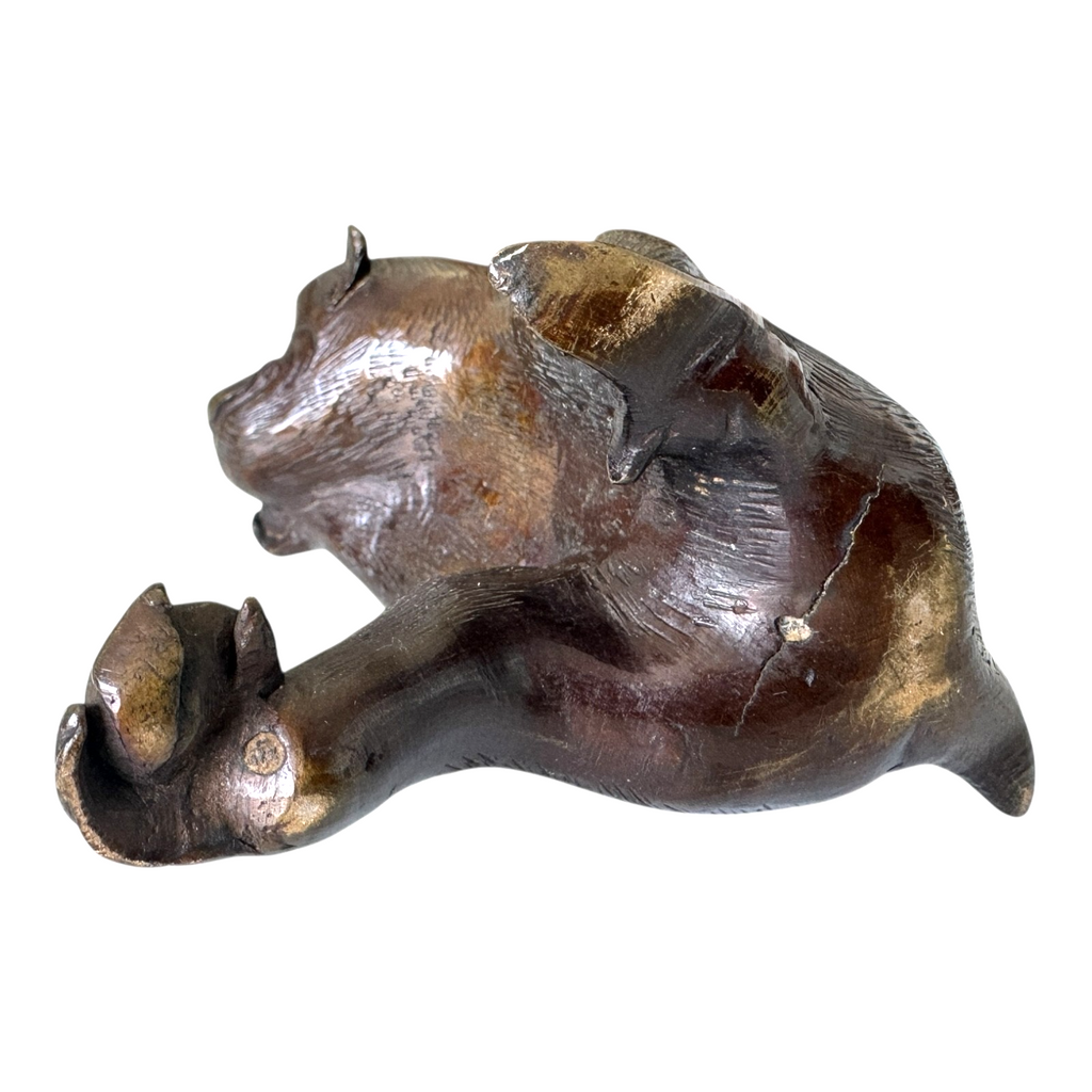 Antique Chinese Bronze Monkey Scholar's Desk Figure