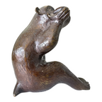 Antique Chinese Bronze Monkey Scholar's Desk Figure