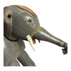 Antique Schoenhut Humpty Dumpty Circus Elephant with Blanket and Head Dress