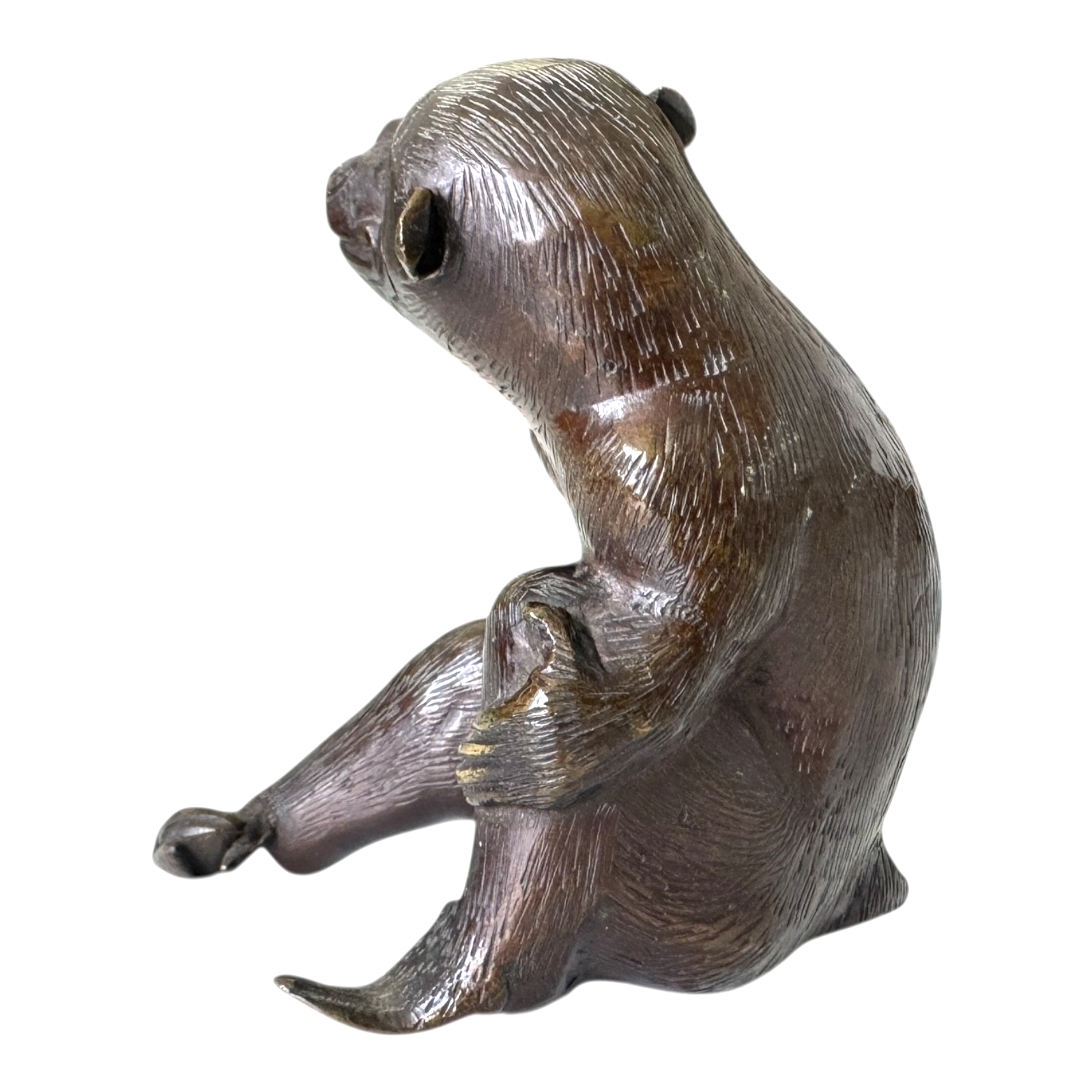 Antique Chinese Bronze Monkey Scholar's Desk Figure
