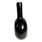 Antique Victorian Brown Hand Blown Flagon Whiskey Decanter Bottle