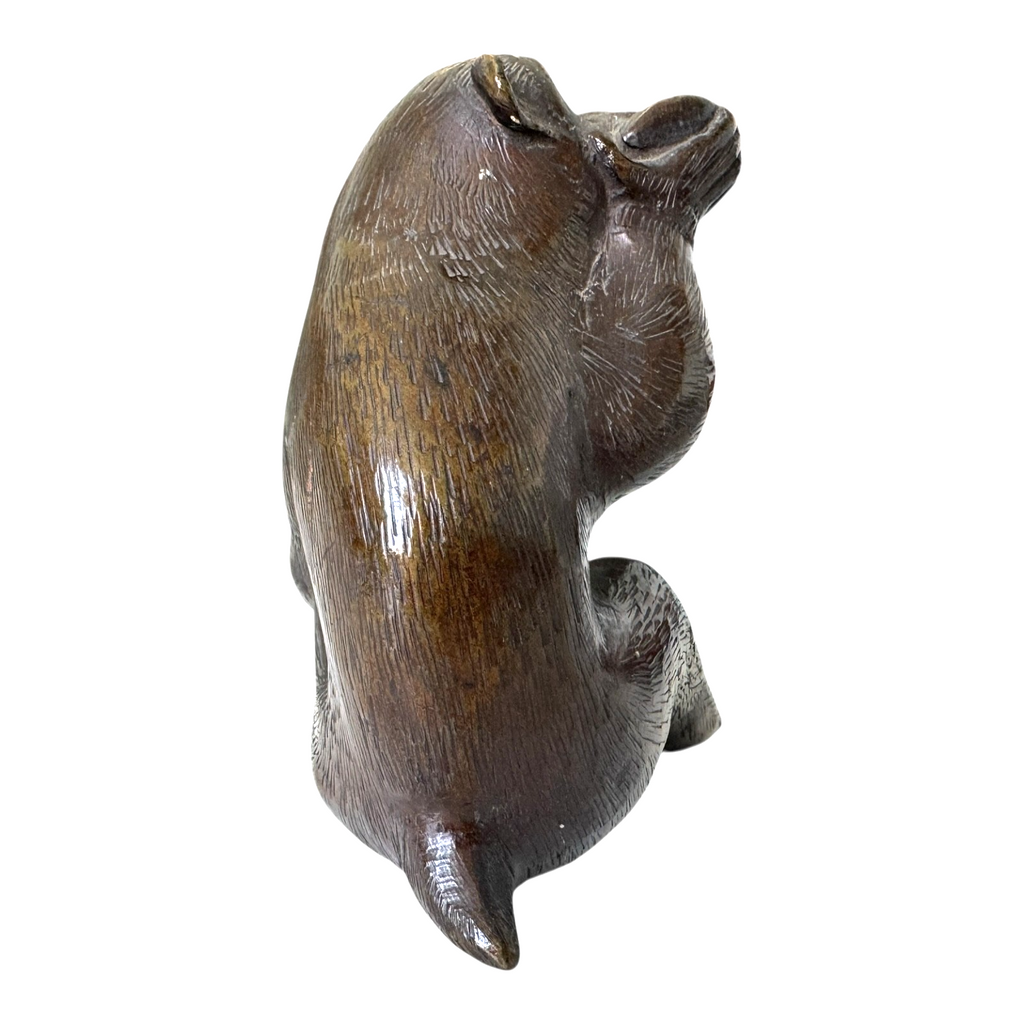 Antique Chinese Bronze Monkey Scholar's Desk Figure