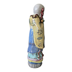 Antique Chinese Famille Rose Porcelain Figure of Shou Xing - God of Longevity