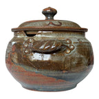 Vintage Plum Tree Pottery Covered Serving Bowl Tureen (Signed, John Glick)