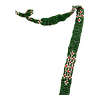 Antique Native American Ceremonial Beaded Sash Necklace