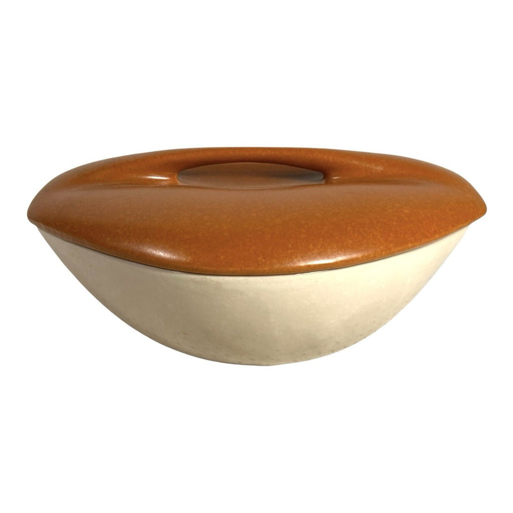 Vintage Roseville Pottery Raymor Covered Casserole Serving Dish - by Ben Siebel