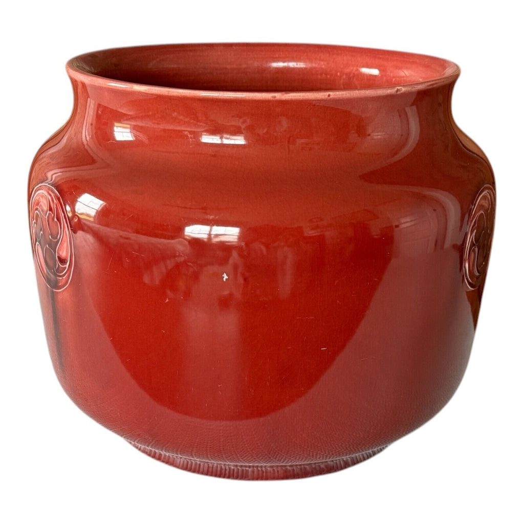 Antique Moorcroft Red Flamminian Ware Decorative Bowl