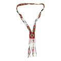 Antique Native American Cermonial Beaded Sash Necklace