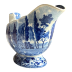 Antique Historical Staffordshire Blue Transferware Gravy Sauce Boat – Hoboken NJ
