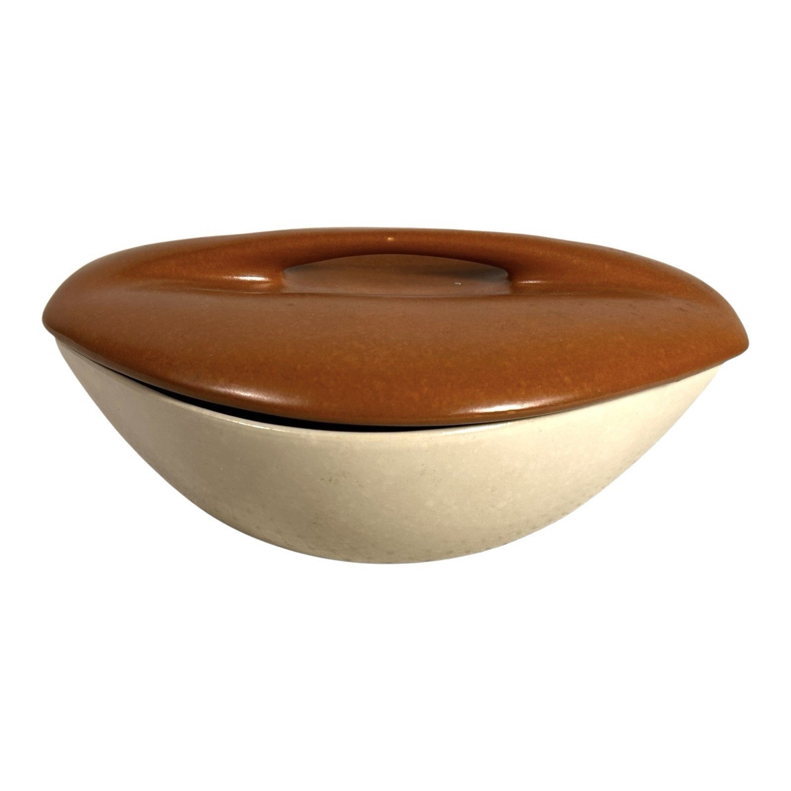 Vintage Roseville Pottery Raymor Covered Casserole Serving Dish - by Ben Siebel