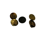Vintage Authentic Set of 5 WW2 US Collar Pins