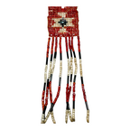 Antique Native American Cermonial Beaded Sash Necklace