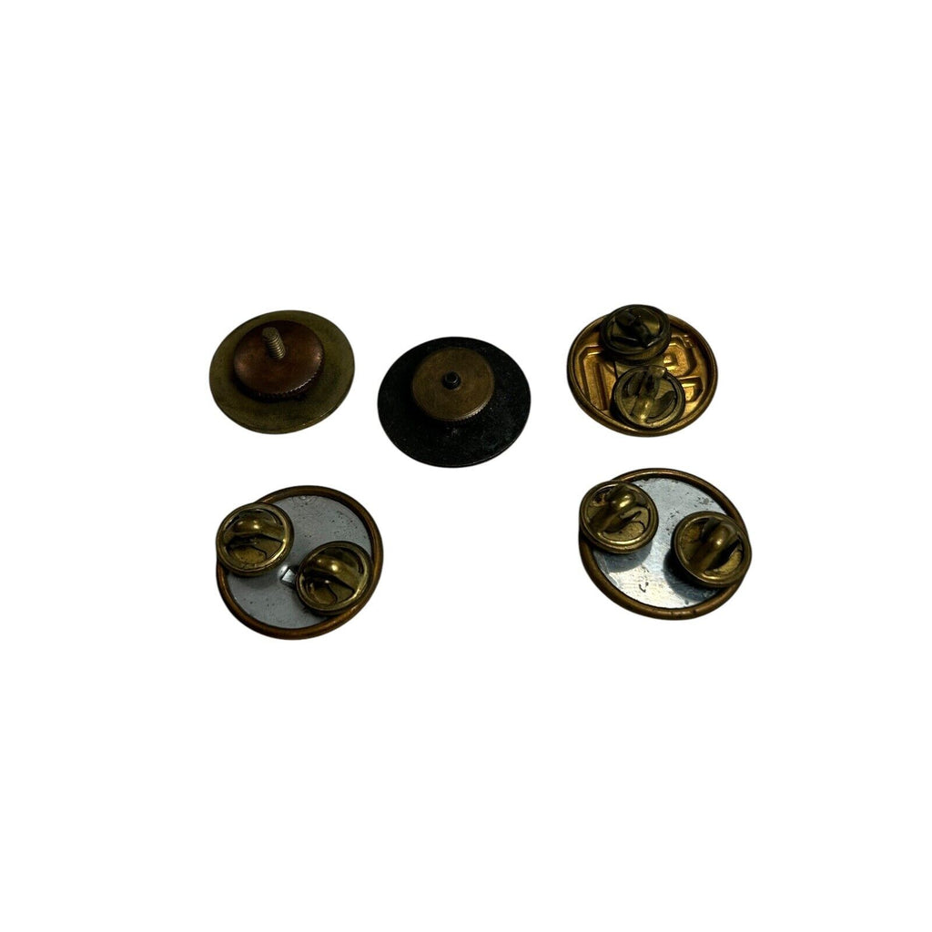 Vintage Authentic Set of 5 WW2 US Collar Pins