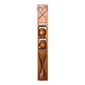 Vintage 1942 Hand Carved Wood Folk Art Whimsy Captive Sculpture - Heart Design