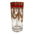 Vintage Italian Hollywood Regency Gilt Highball Glass - Martha Stewart Prop